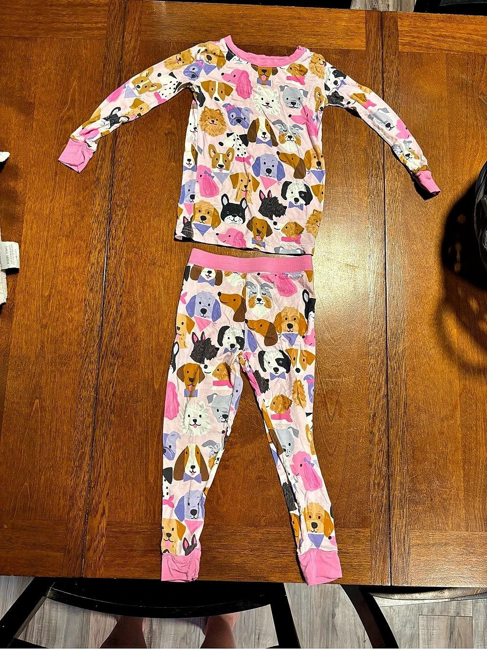 Little Sleepies Pajamas Paw-fectly Pink Long Sleeve two piece 2T